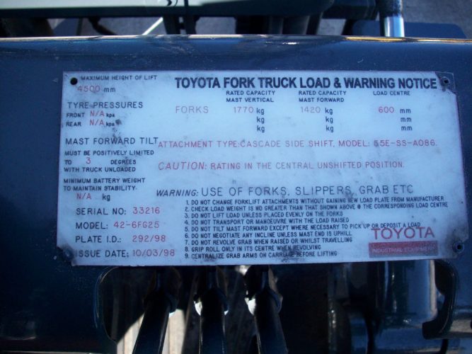 Toyota 6FG25 Forklift